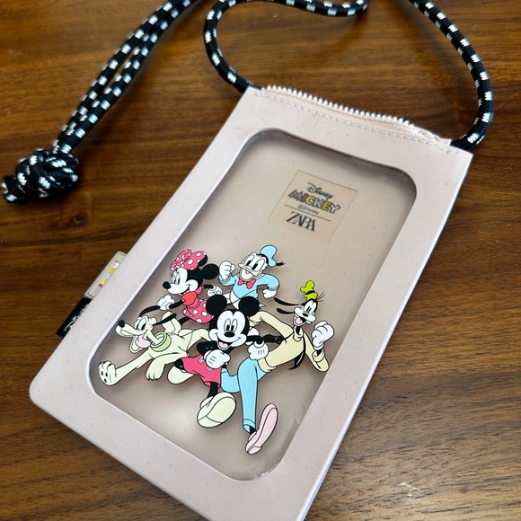 Zara Other - Zara Kids Disney Character Bag - Pink and Black